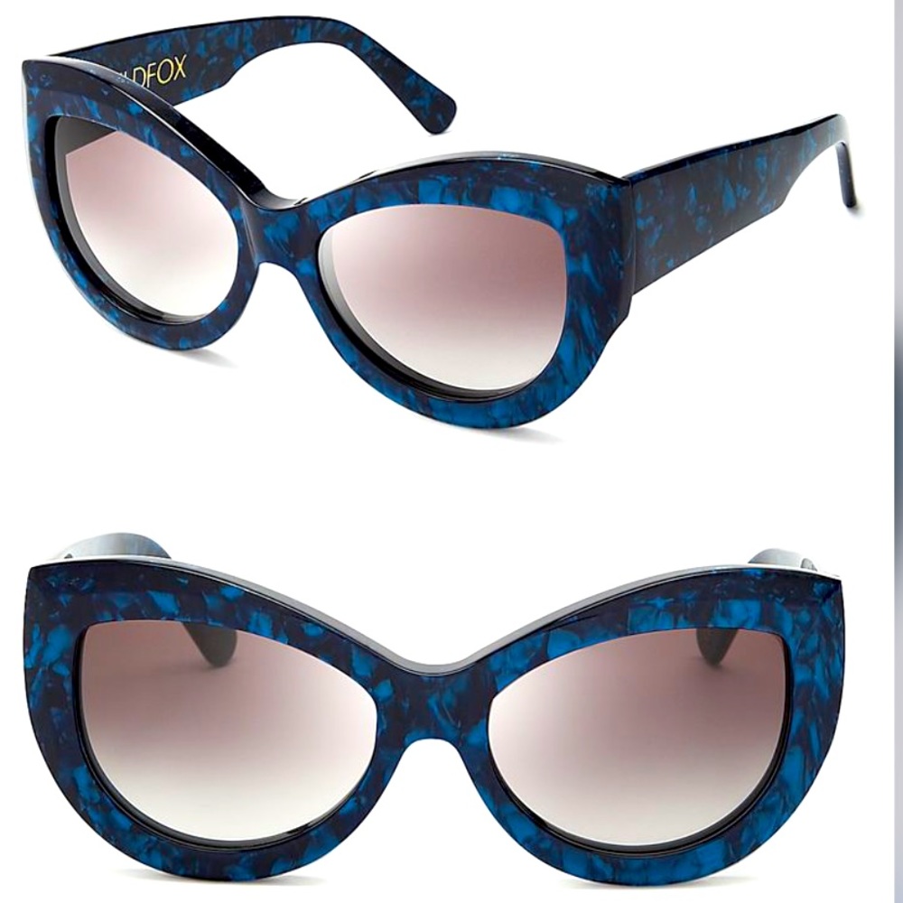Wildfox Blue Cat-Eye Sunglasses